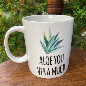 Indigo mug. Aloe!